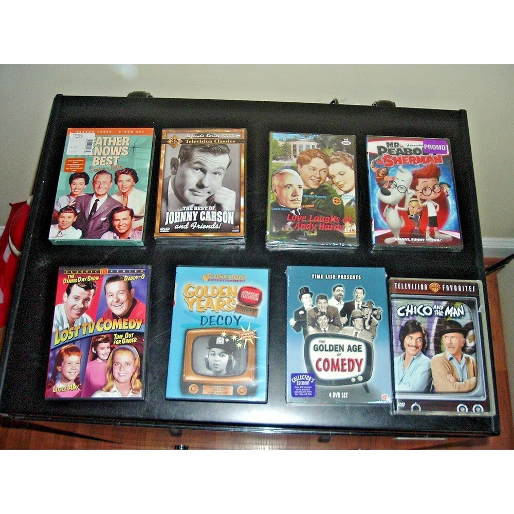 8 Classic TV DVD Sets Lot Father Knows Best, Decoy, Johnny Carson 6 still sealed